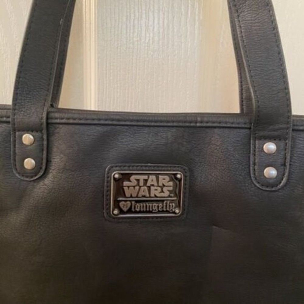 Disney Loungefly Star Wars Tote Bag Purse The Force Awakens NWT - Picture 9 of 11